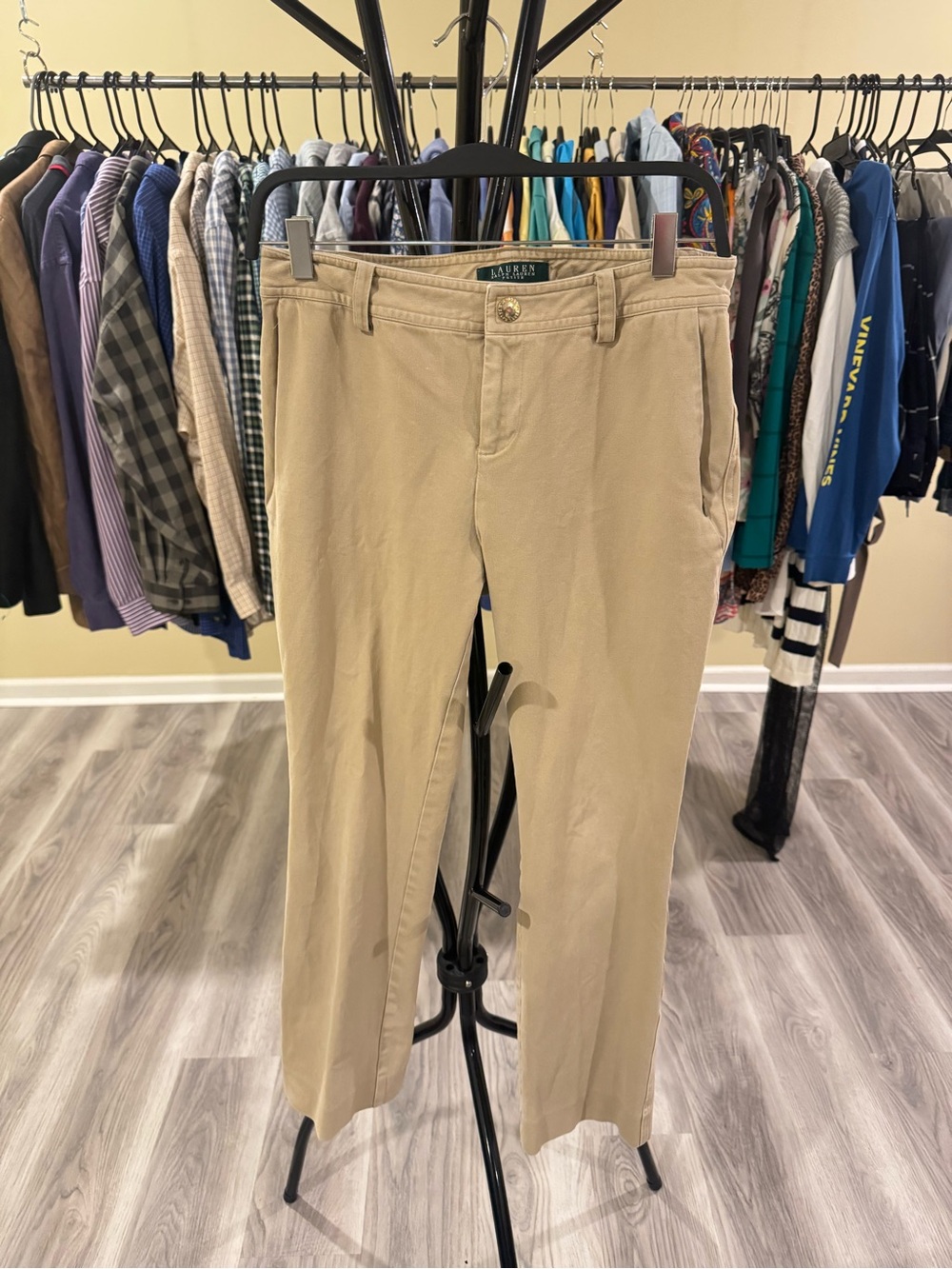 Ralph LaurenTan Cotton Chinos - Straight Fit